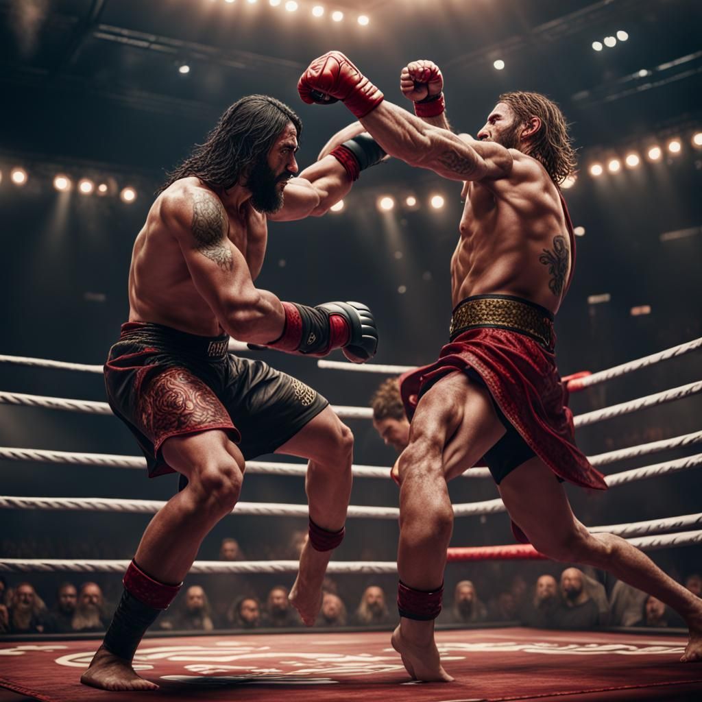 Jesus Christ vs Satan: MMA Showdown