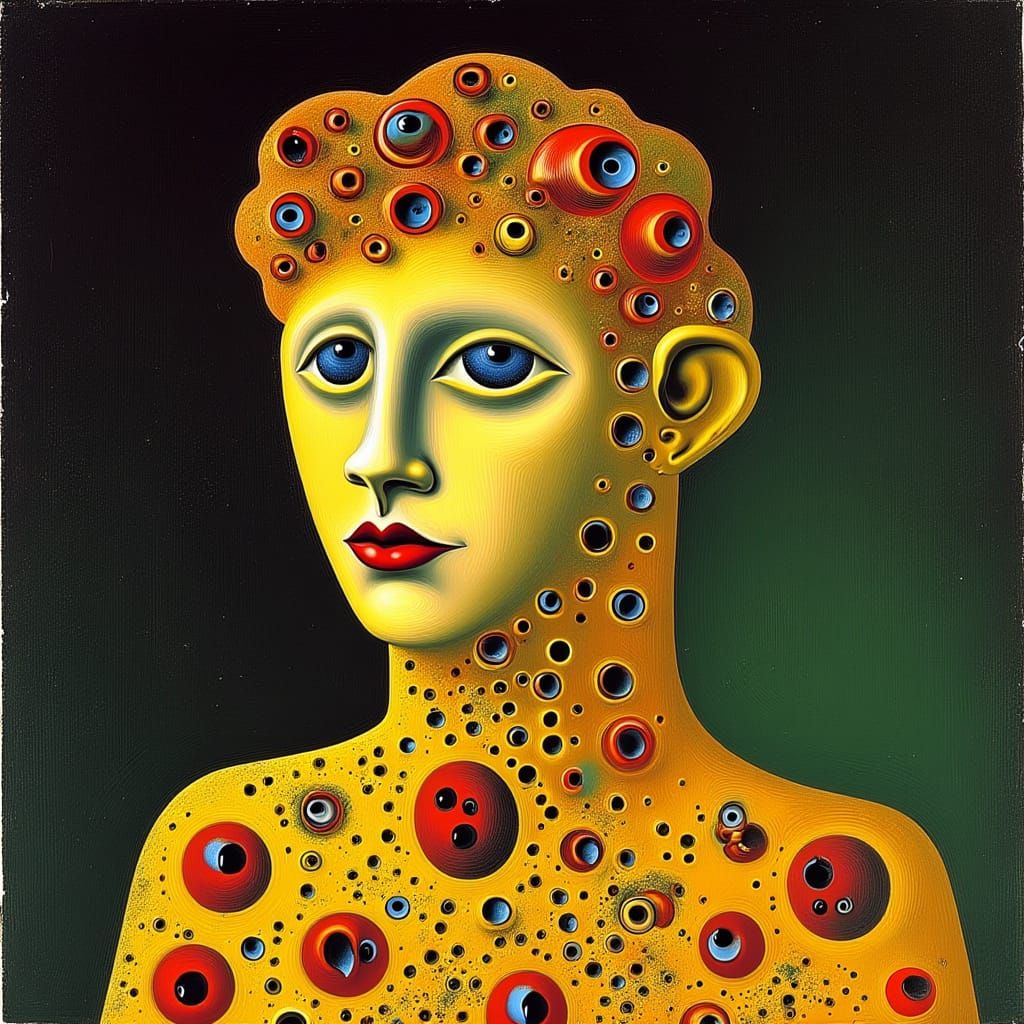 Golden Art Nouveau Inspired by Gustav Klimt