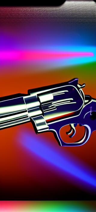 Glowing Pink Revolver