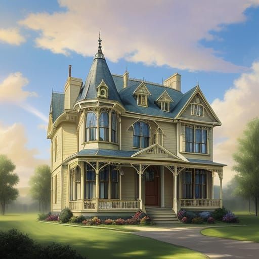 Victorian House in Divine Sunshine