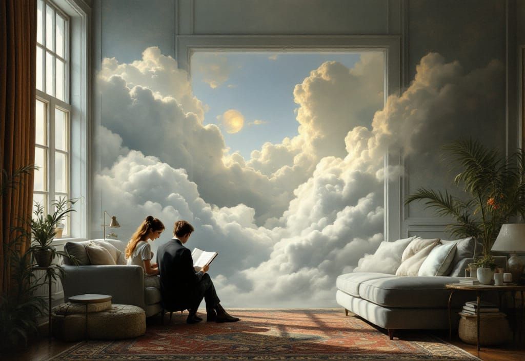 Ethereal Living Room: Poetry Reading in Immaculatism Style