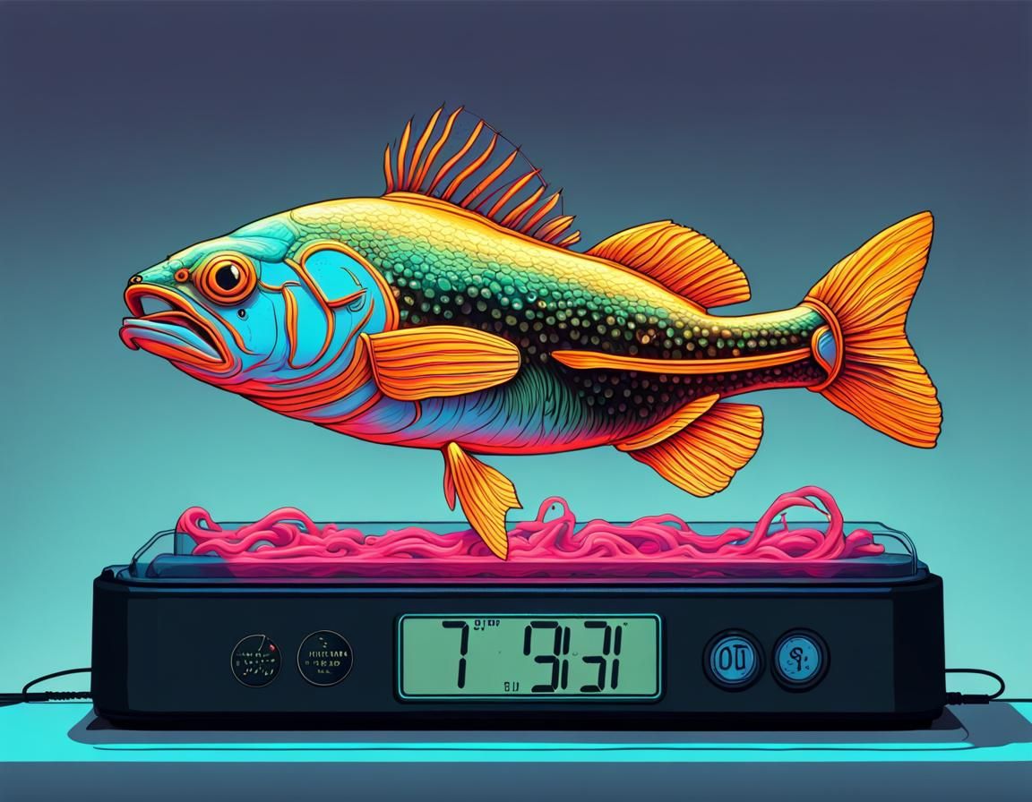 Broken cod clock