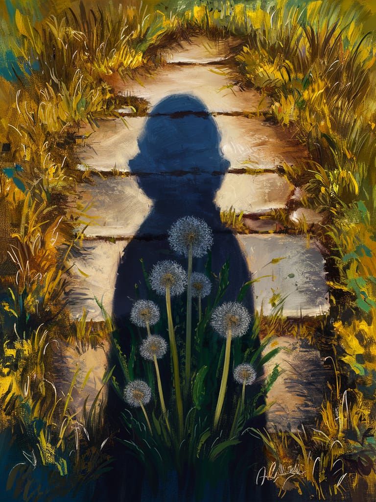 Ephemeral Shadow Takes Flight in Nature