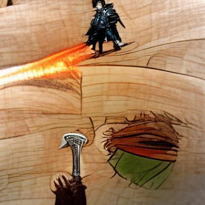 Frodo's Comical Hammer Blow to Sauron