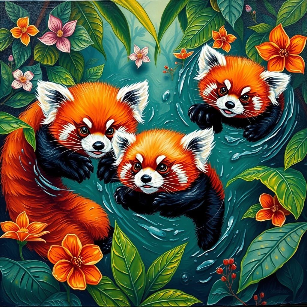 Red Pandas in Amazonian Paradise
