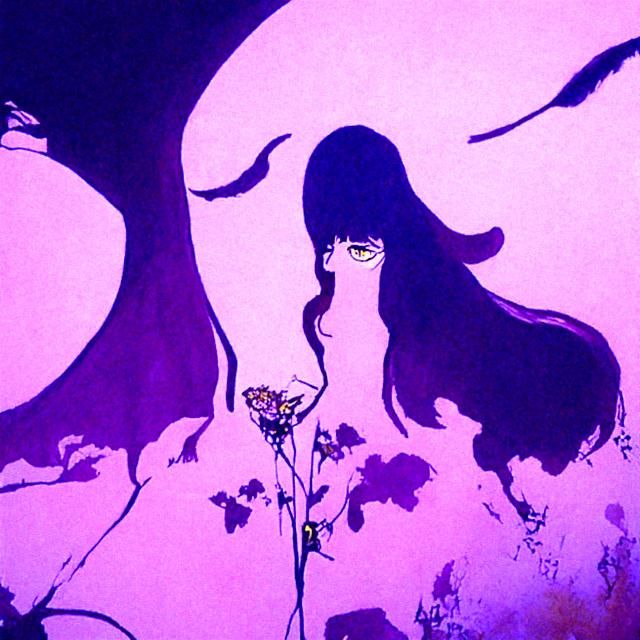 Trippy Belladonna of Sadness Inspired Scene
