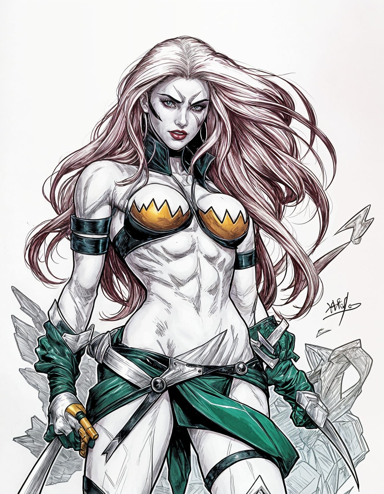 Rouge of X-Men in Savage Lands