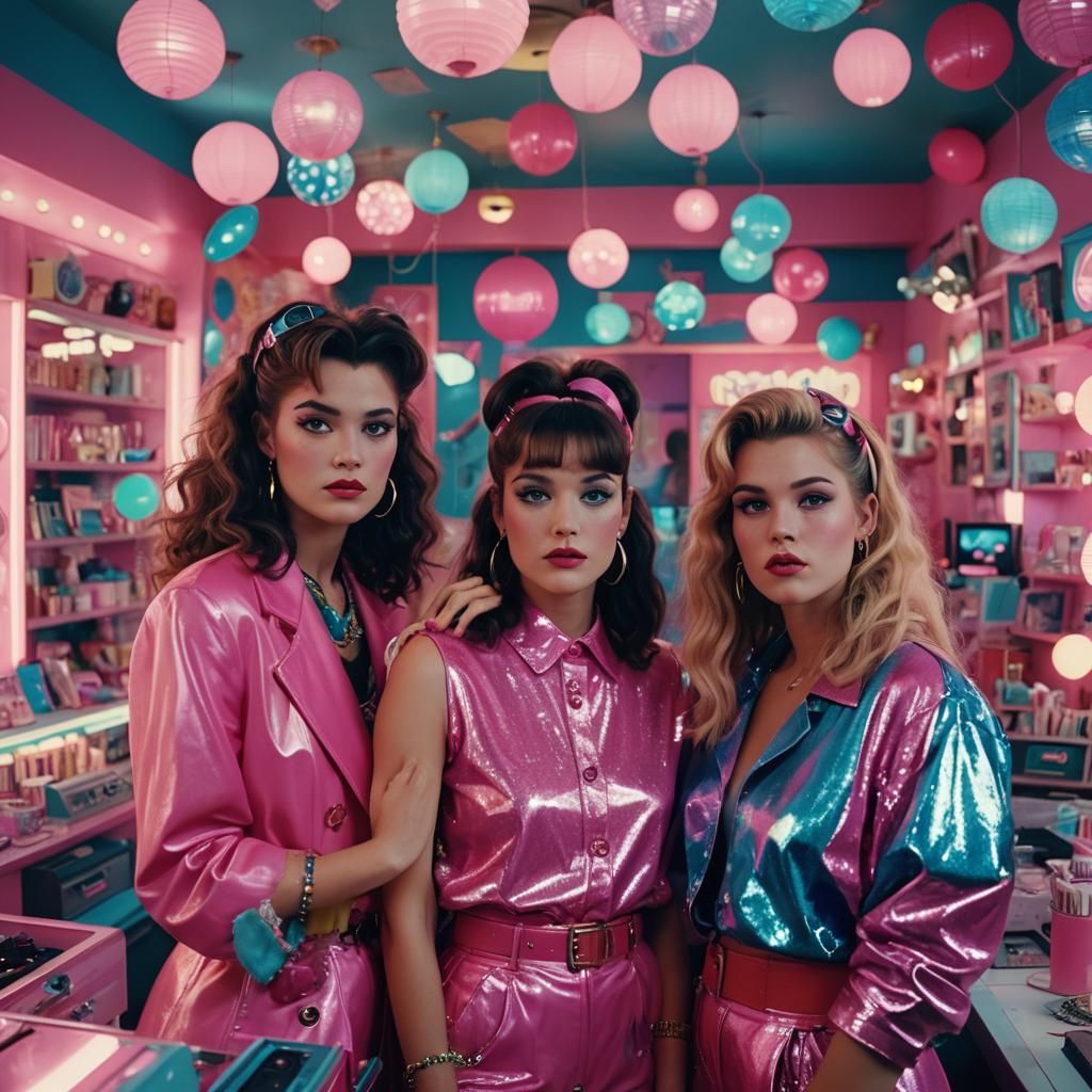 The Beautyshop Babes: 80s Retro Music Video