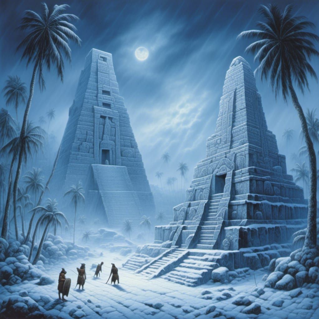 Frozen Wonderland in Belize: A Surreal Icy Landscape