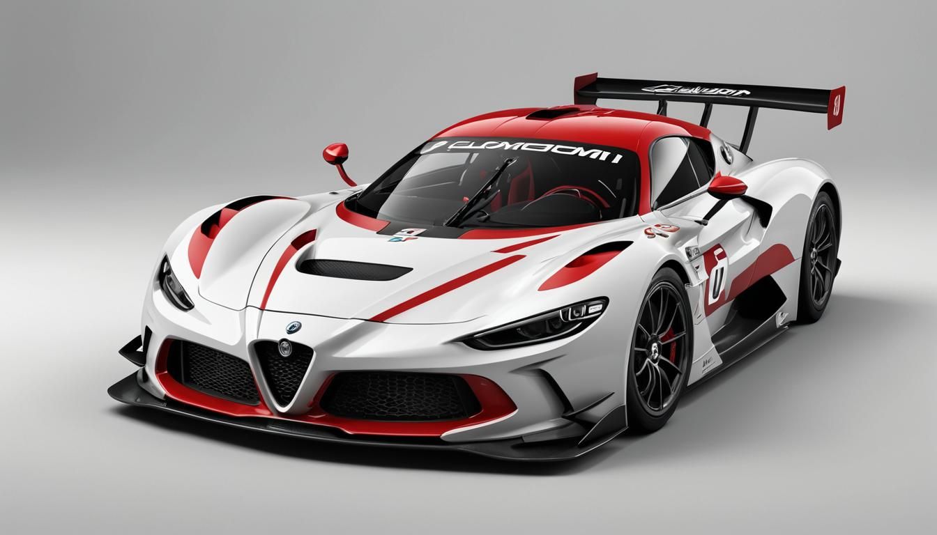 Alfa Romeo Vision GT1 Le Mans Race Car