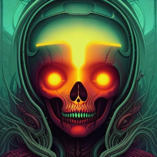 Surreal Mental Barriers in Visionary Style