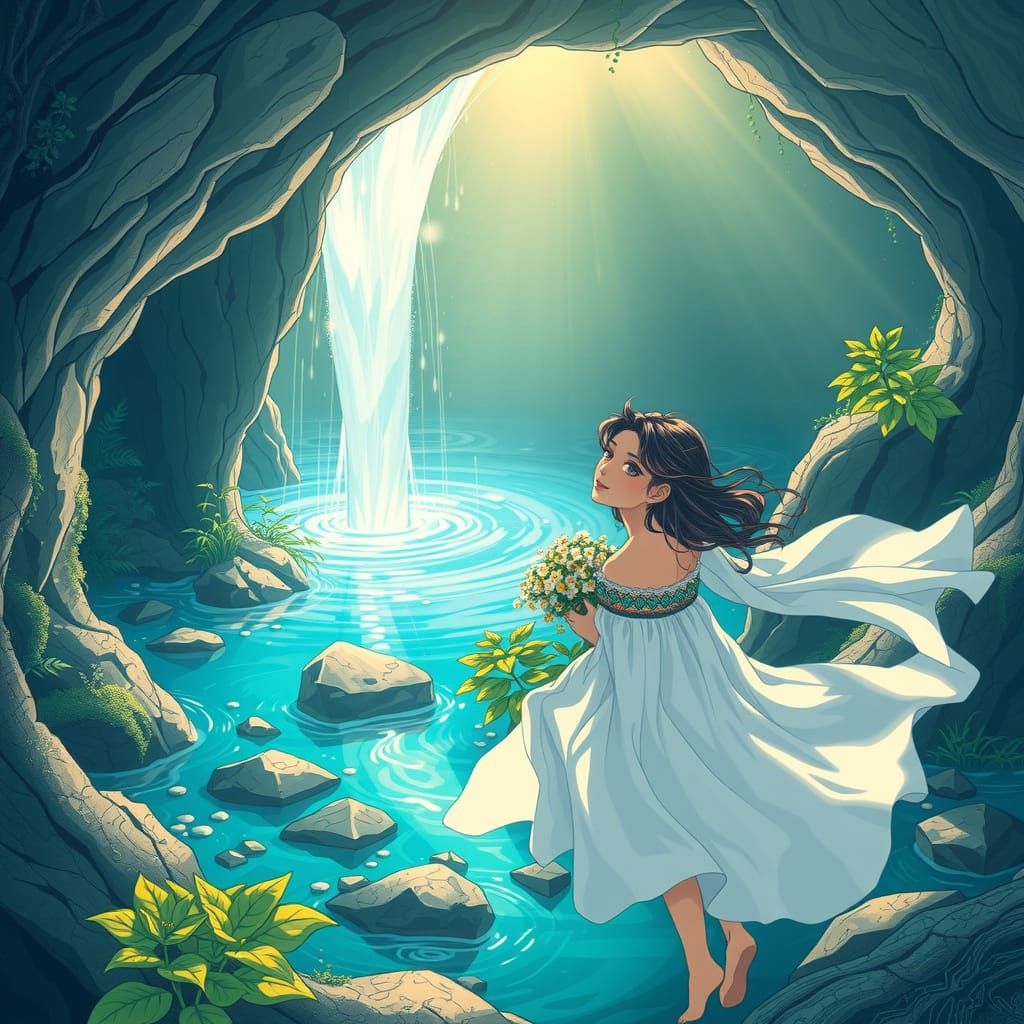 Anime Woman Finds the Fountain of Youth