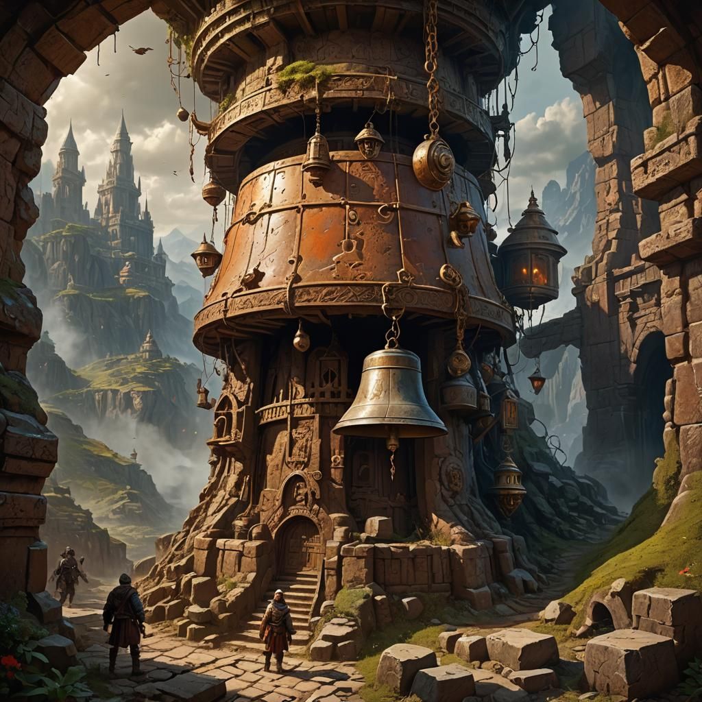 Bronze Bell Casting: Fantasy Concept Art