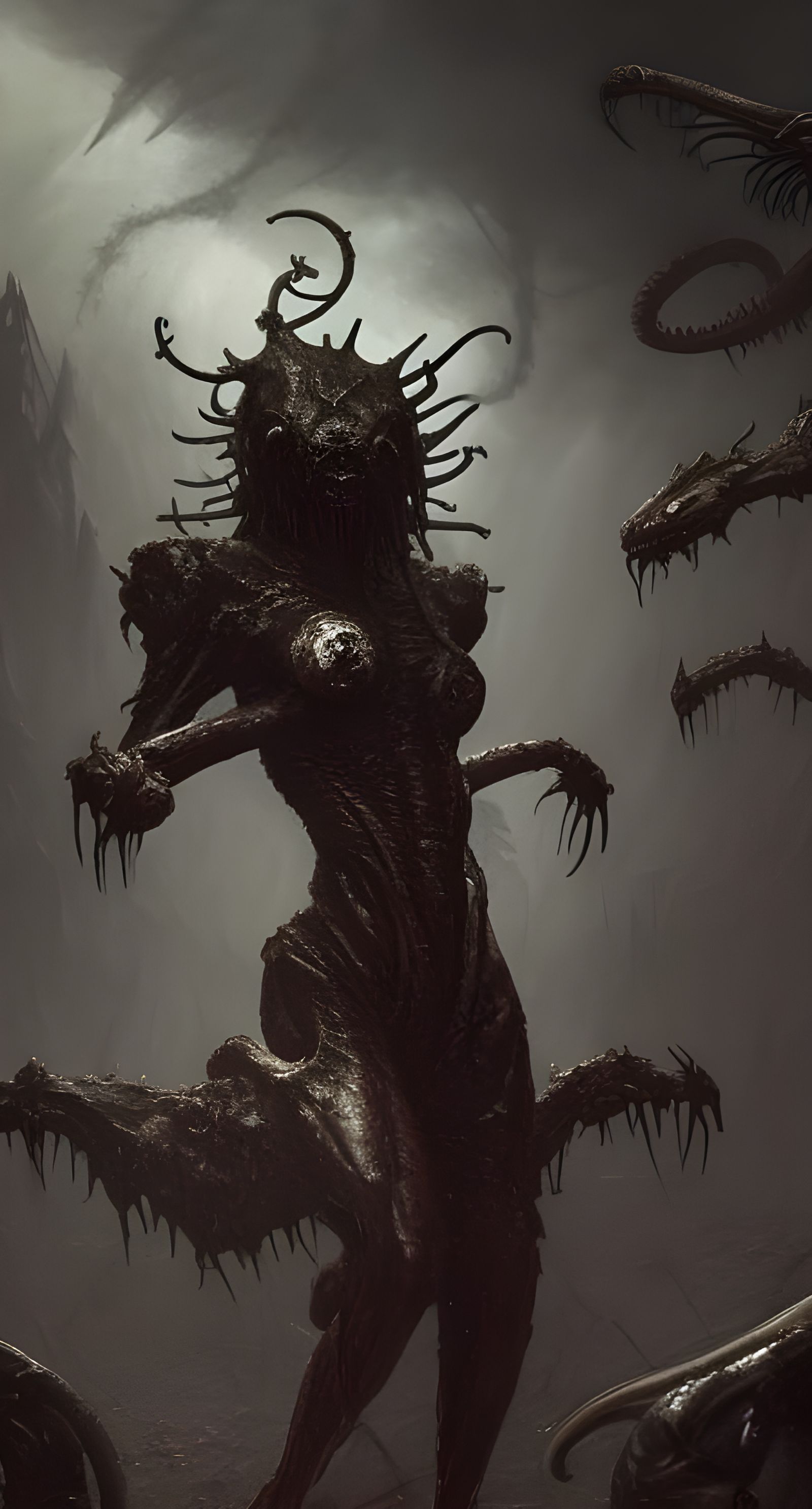 Dark Post-Apocalyptic World Ruined by Elder God