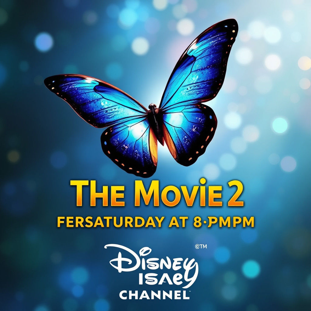 Blue Morpho Butterfly Movie Poster: Premieres Saturday