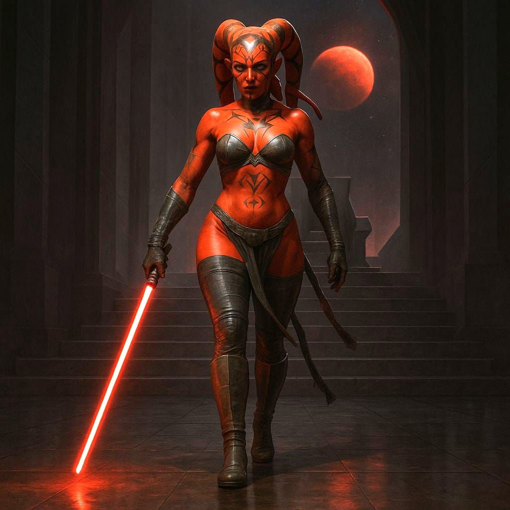Darth Talon in Sith Throne Room