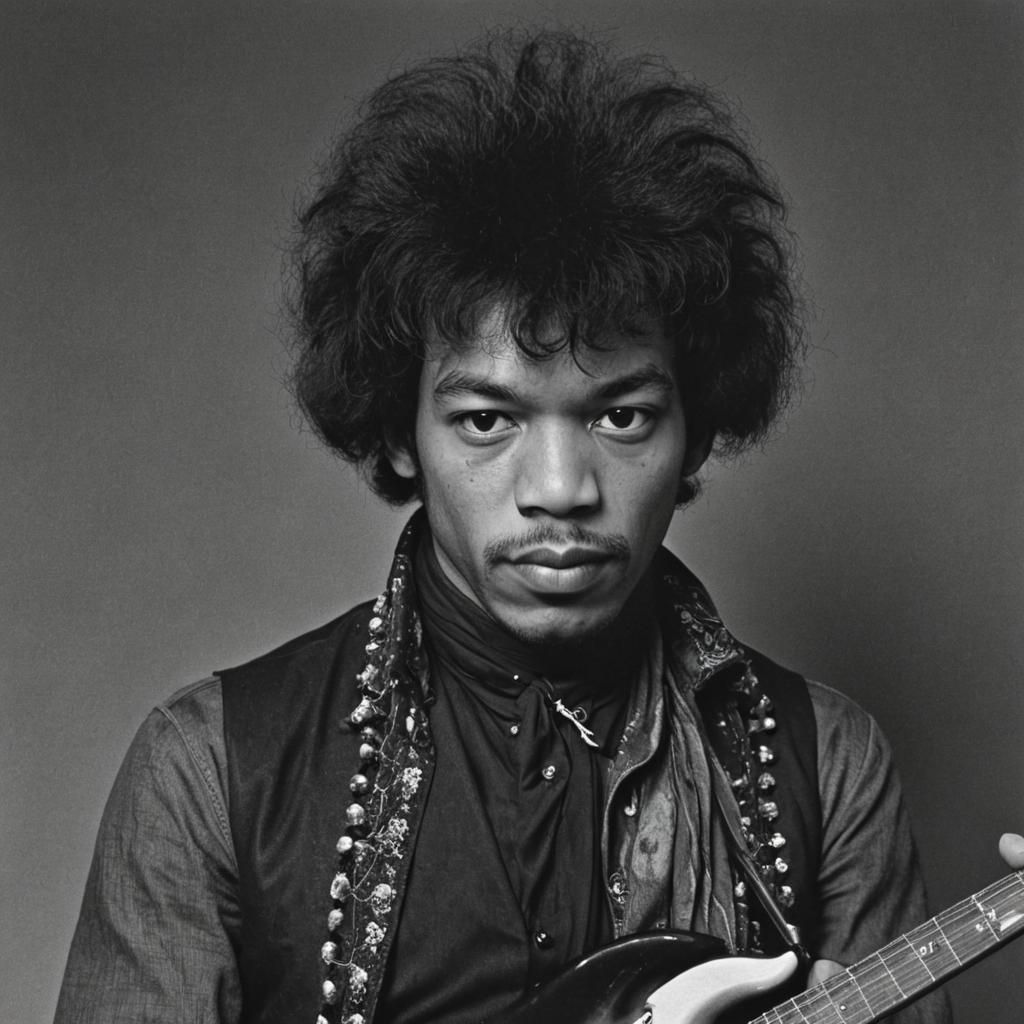 AI Portrait of Jimi Hendrix