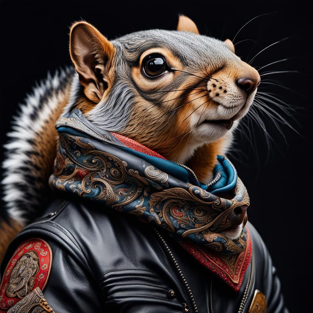 Biker Squirrel