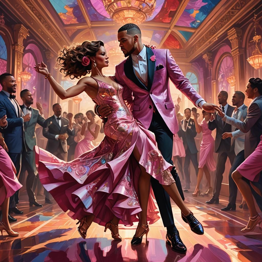 Flamenco Dancer in McQueen Dress: Hyperdetailed Concept Art