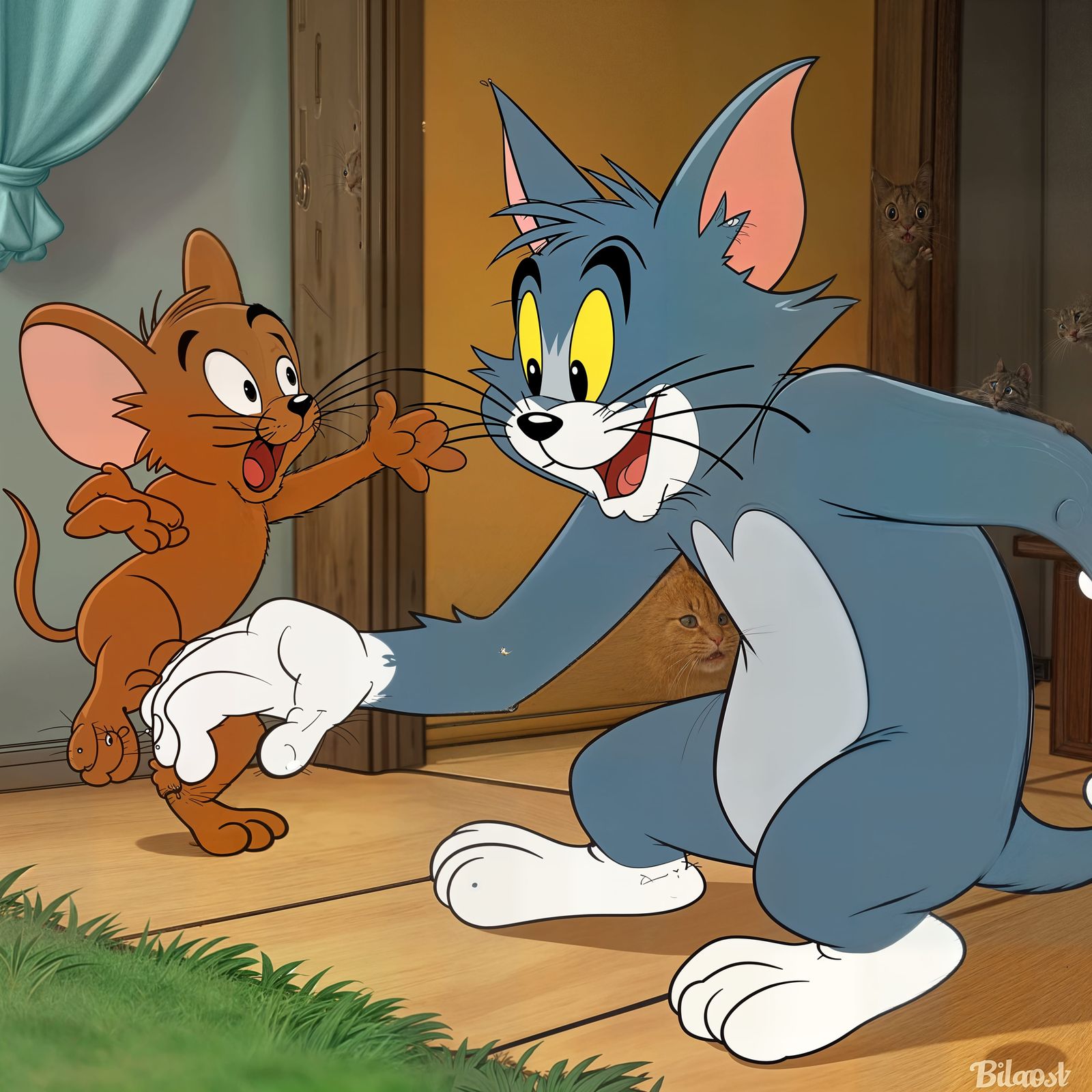 Tom and Jerry AI Image