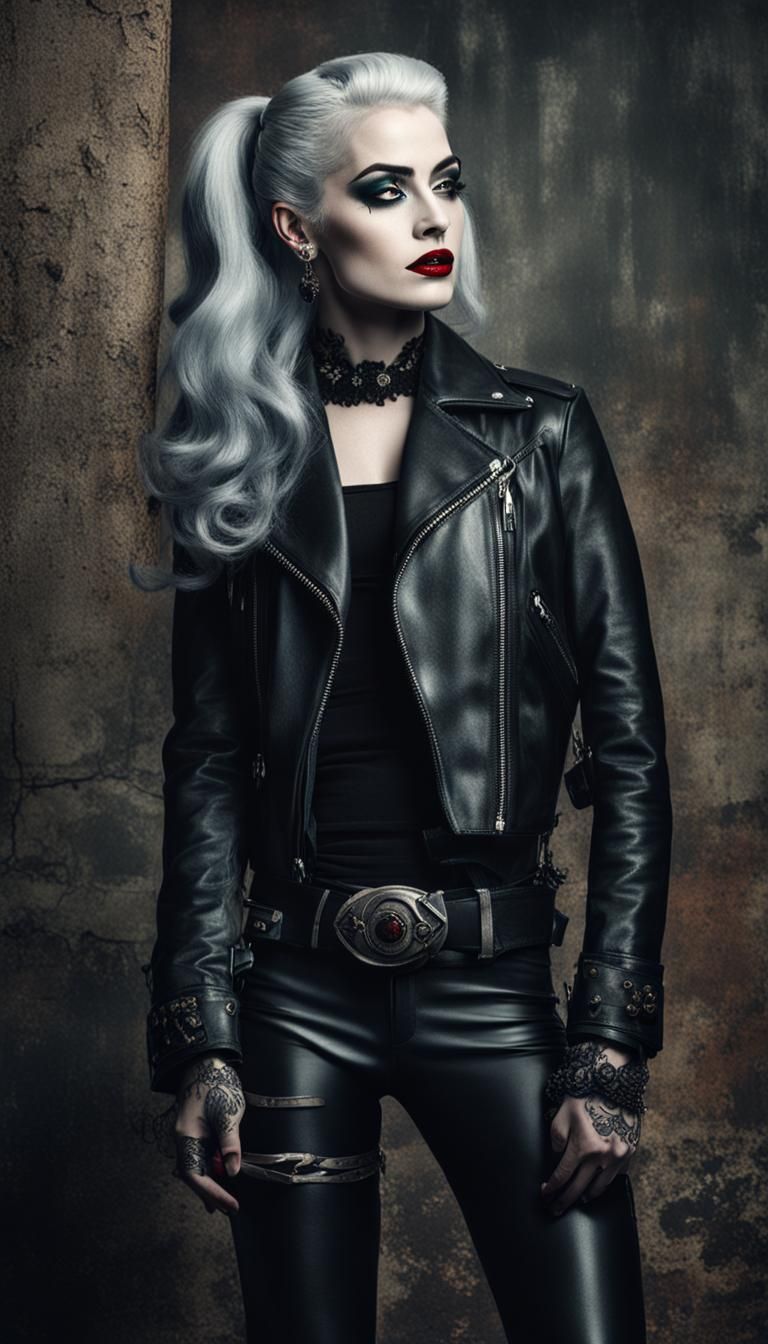 Harley Quinn Vampire in 90s Style