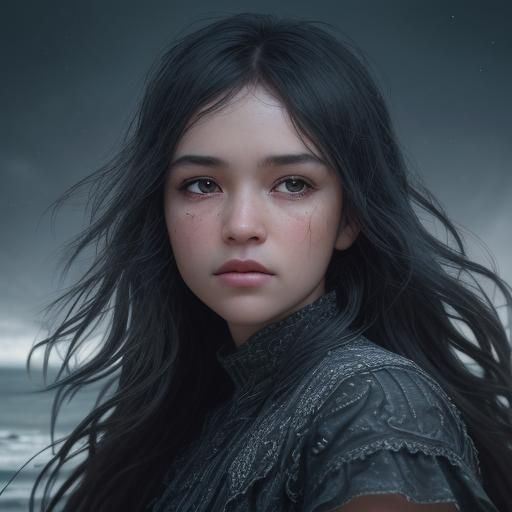 Sorrow and Longing: Hyper Photorealistic 3D Render