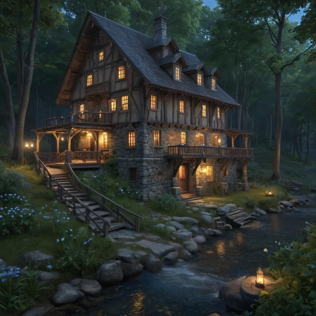 Fantasy Woodland Lodge