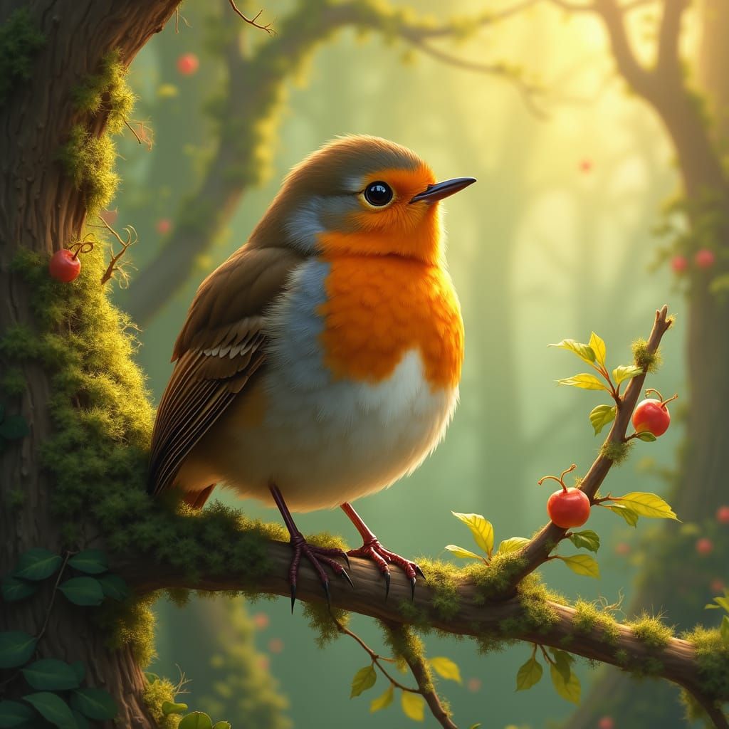Proud Robin in Dynamic Scene