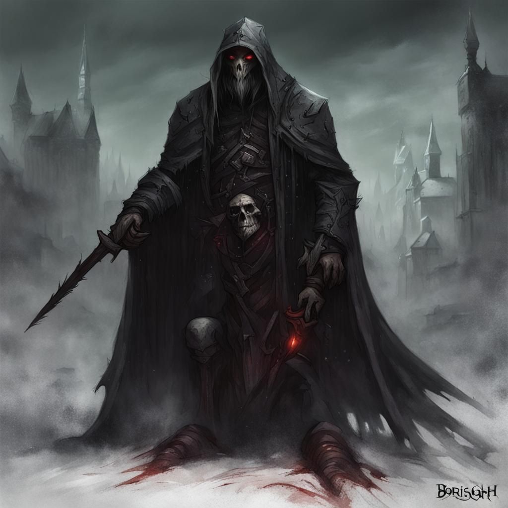 Grimdark Image in Dark Fantasy Style