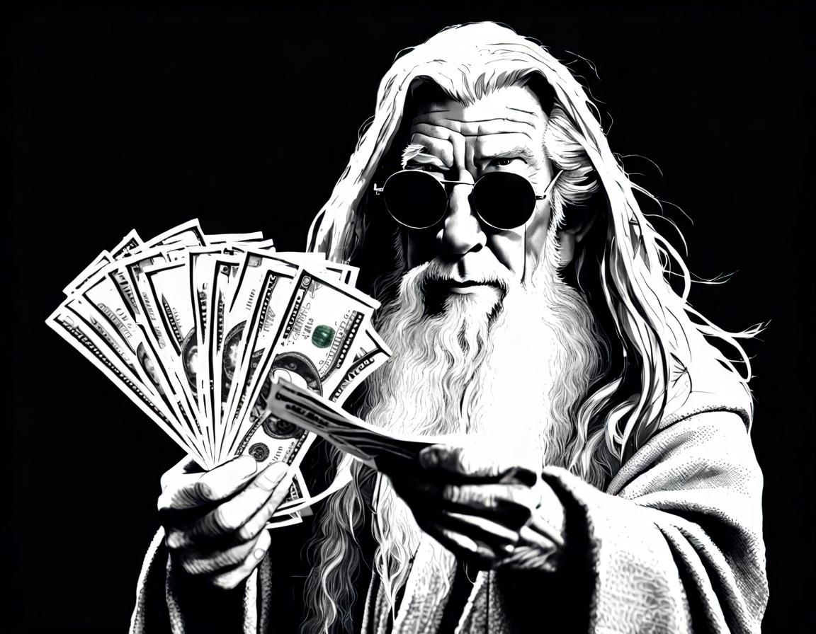 Gandalf at Samwise's Bachelor Party