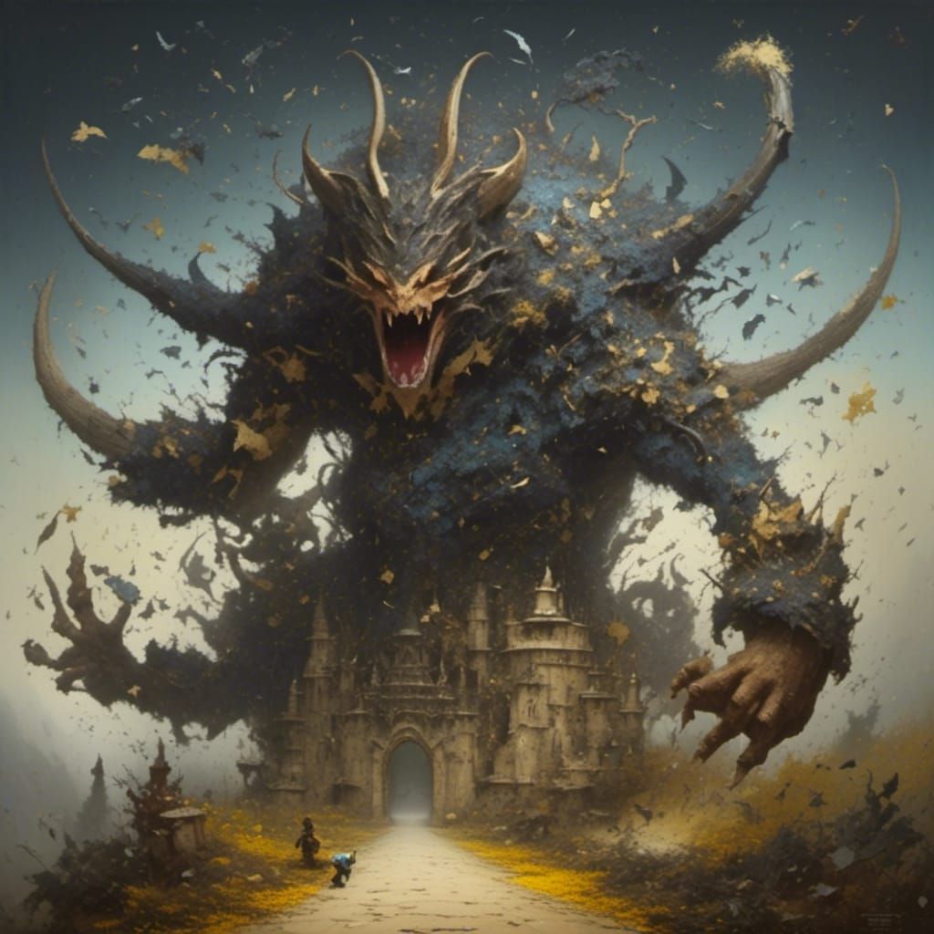 Demon on a Desolate Road, Indigo Noon Style