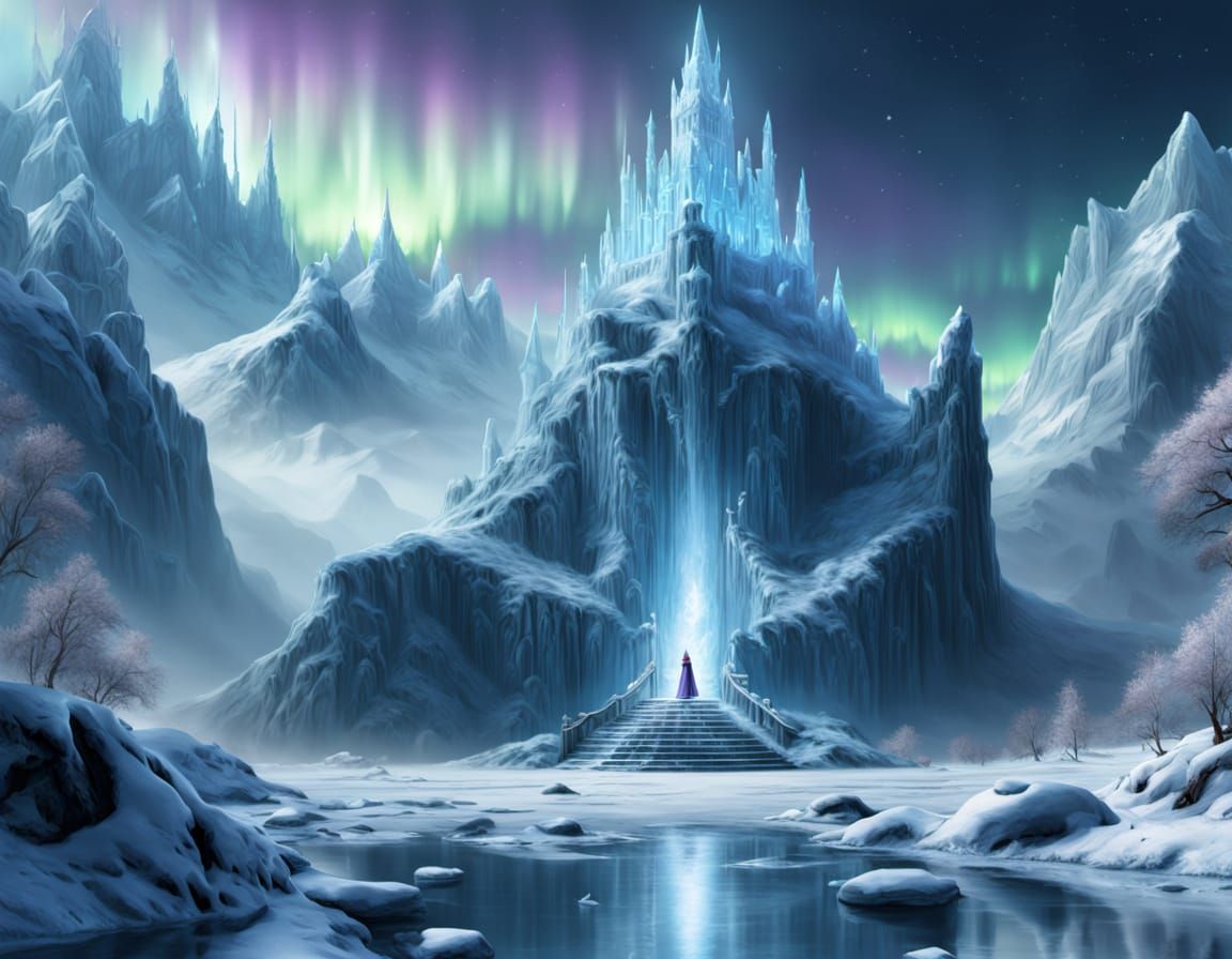 Ethereal Fantasy Scene in Hyperrealistic Digital Art