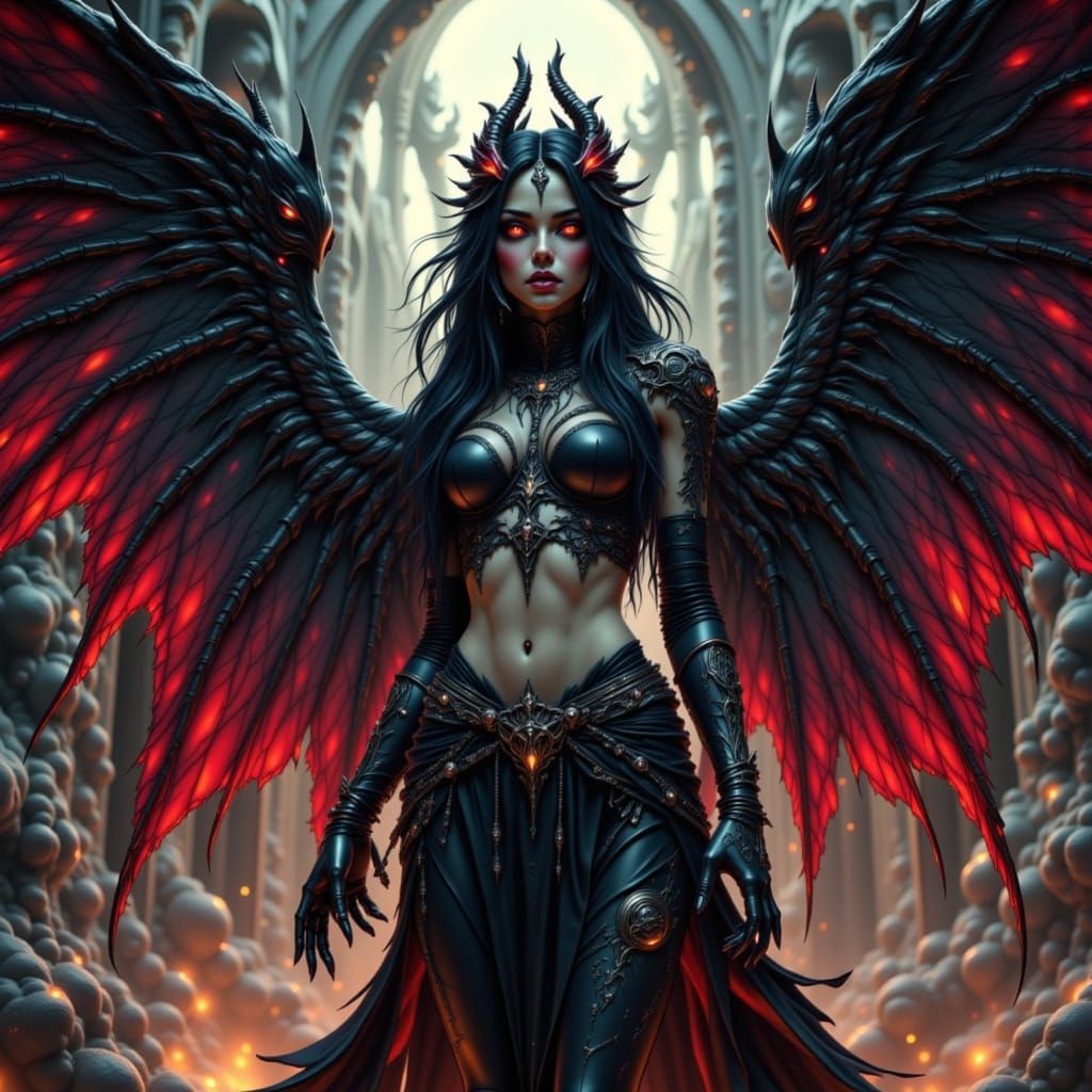 Fallen Angel's Sorrowful Melody: Ethereal Concert