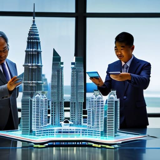 Blueprint of Petronas Towers Project Demo