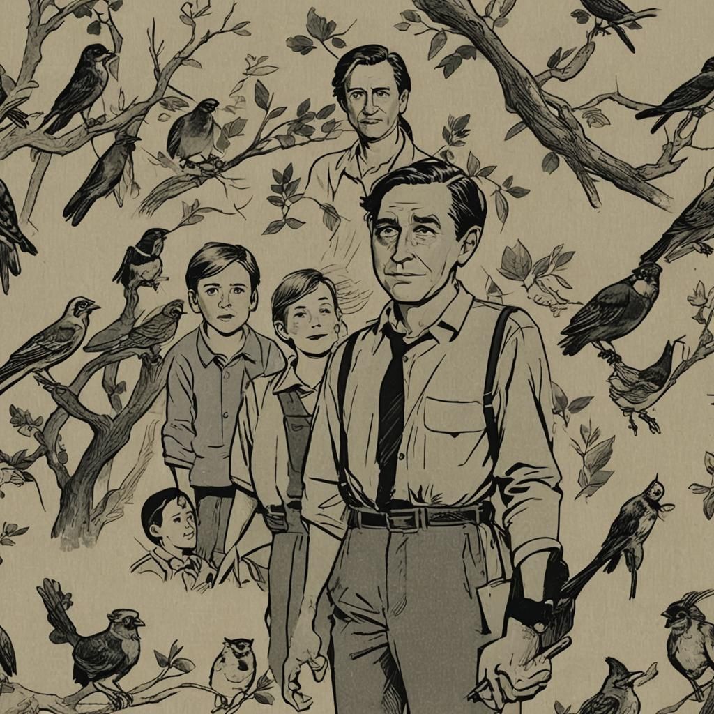 To Kill a Mockingbird in Disney Style