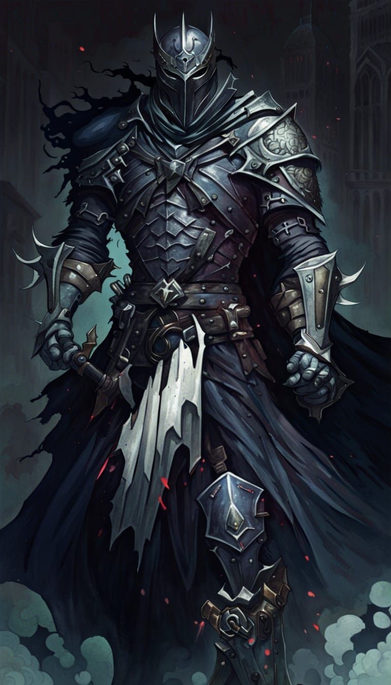 Holy Dark Knight in D&D Style