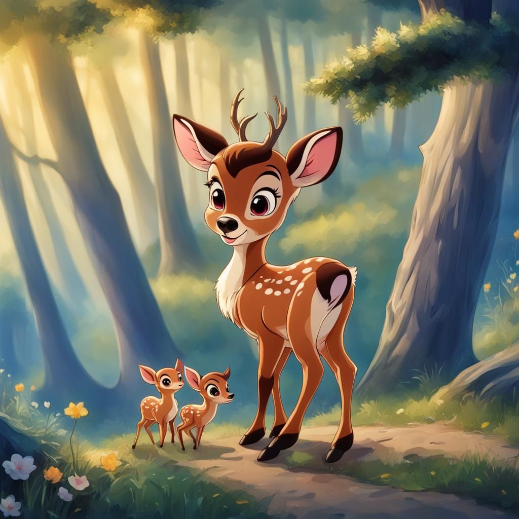I'm the fawn spot, I'm always mistaken for Bambi