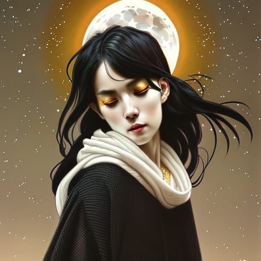 Kitsune in Celestial Beauty