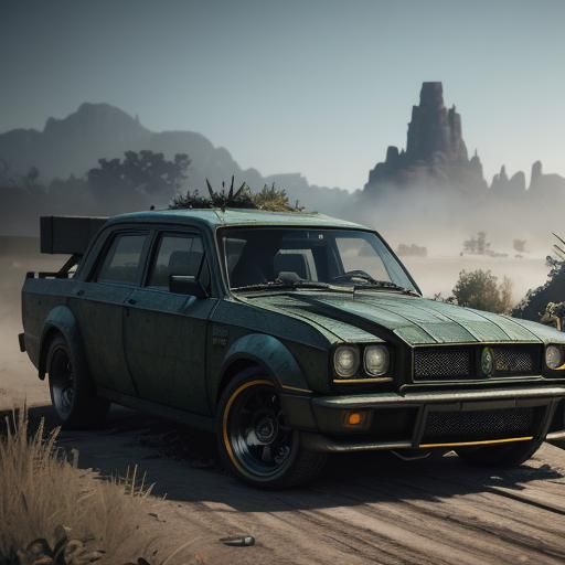 Epic AutoMoto Concept Art in 3D