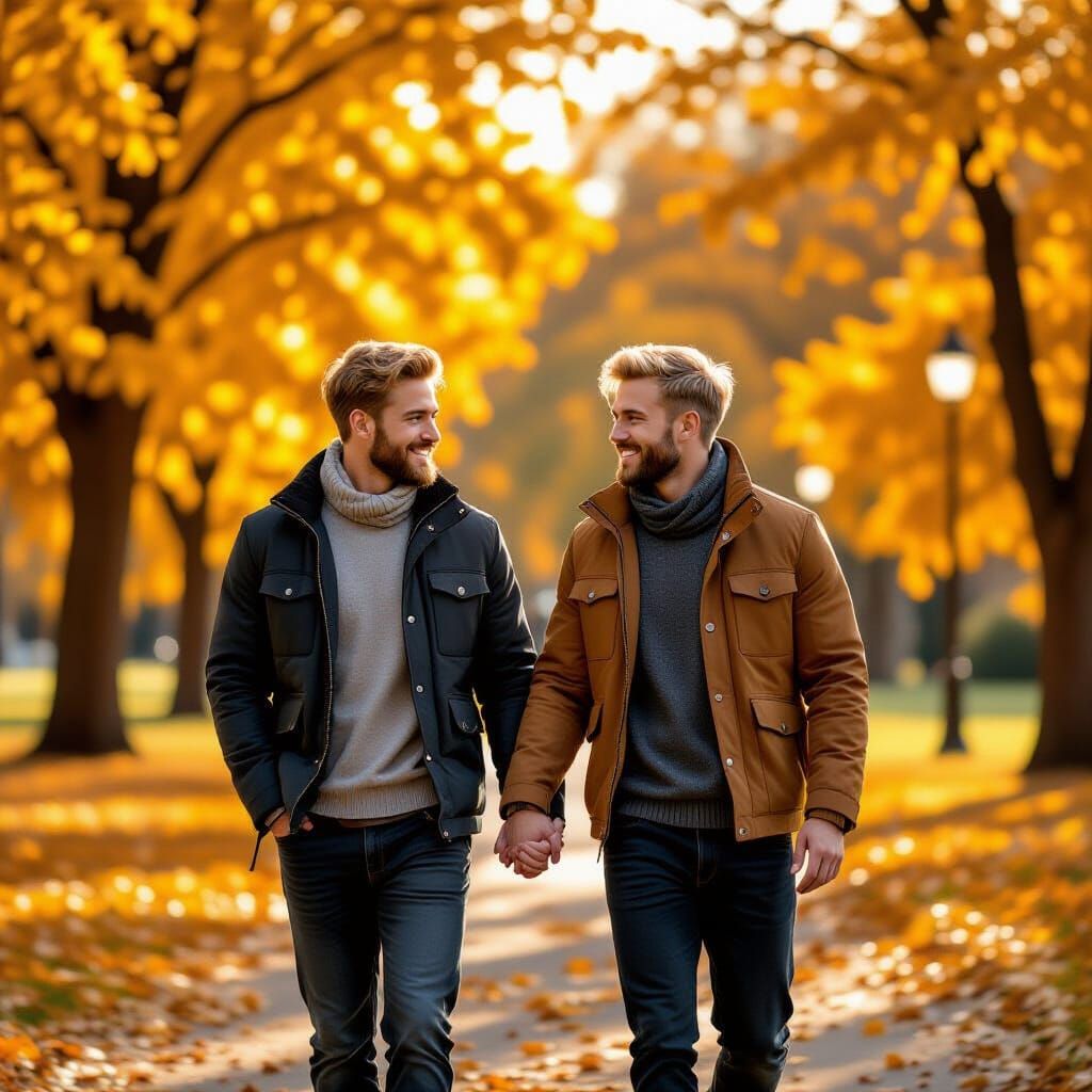 Autumn Afternoon Stroll in Photojournalistic Style