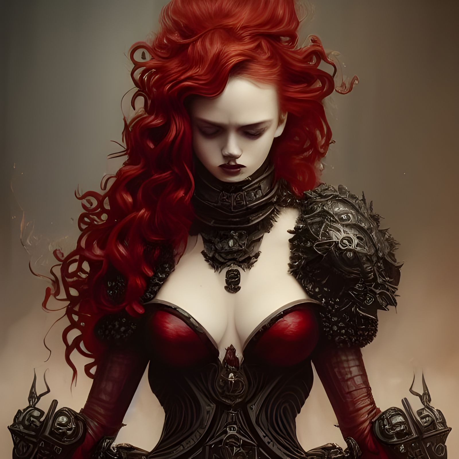 Red Warrior Queen - prints @Society6