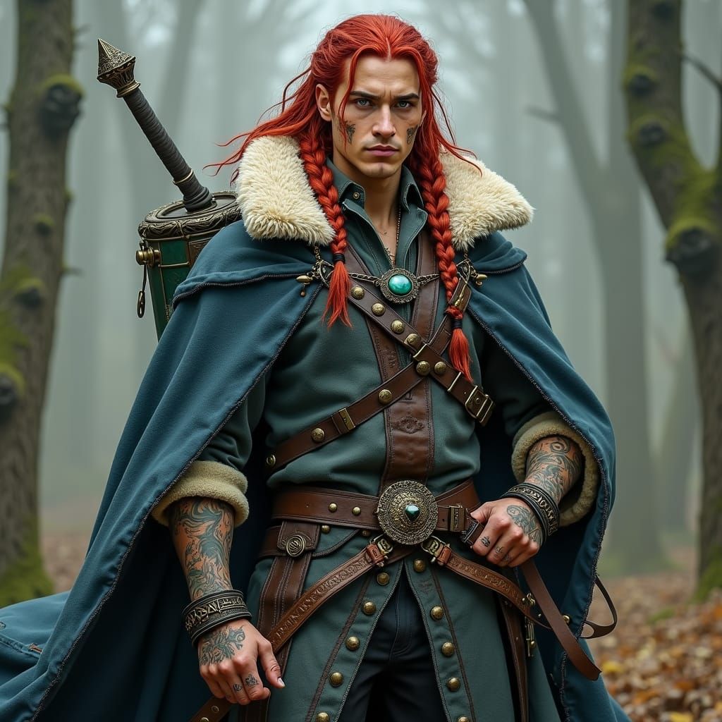 Mystical Celestial Warlock with Arcane Gear