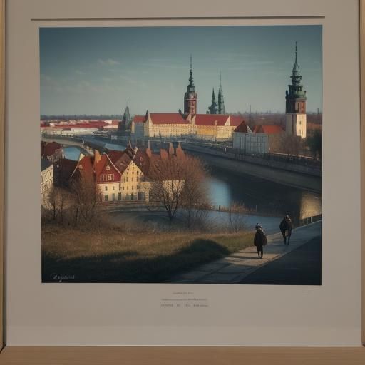 Polish Corridor: Fine-Art Photography of Historic Scene