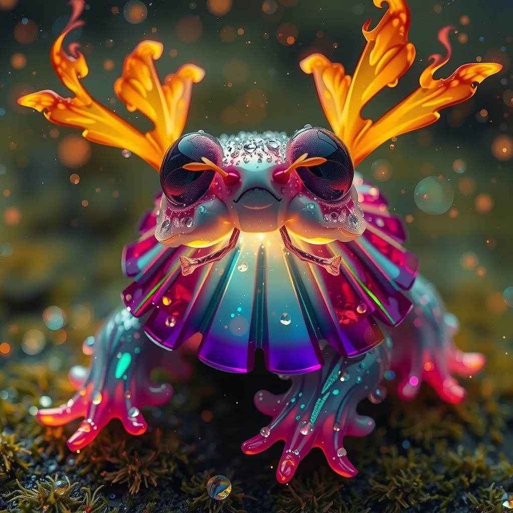 Whispers of Enchanted Fireflies in a Snowglobe Wonderland