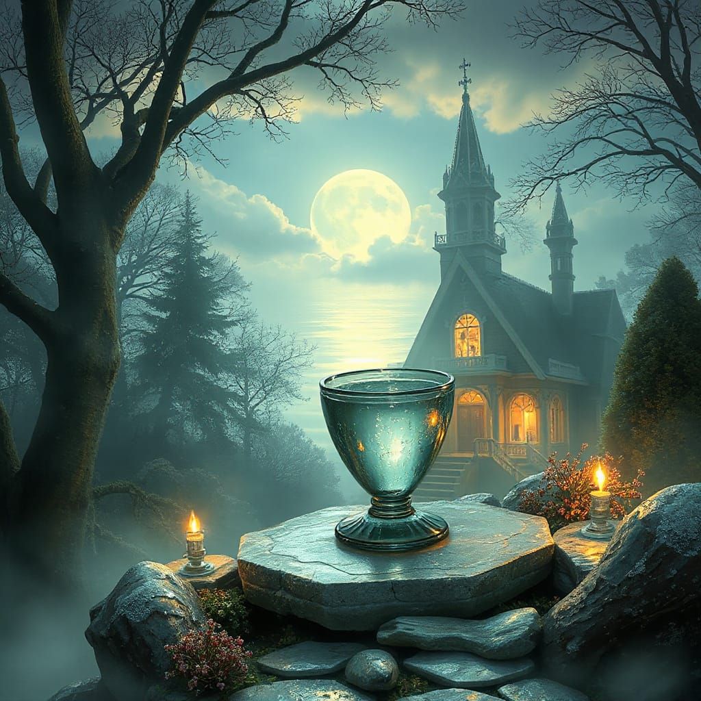 Lunar blessed goodbye drink.