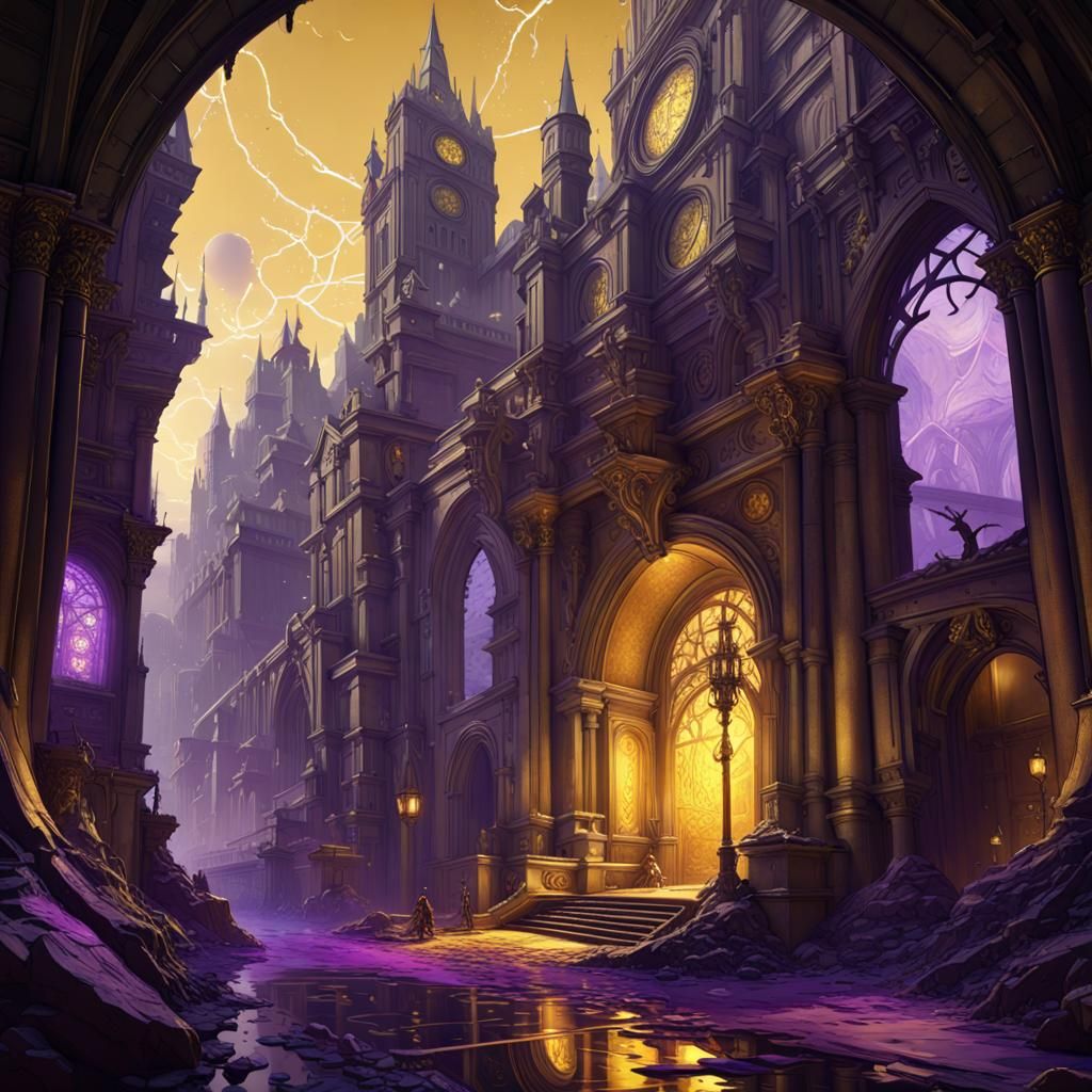 Detailed Dark Fantasy Map Art in 8k Resolution