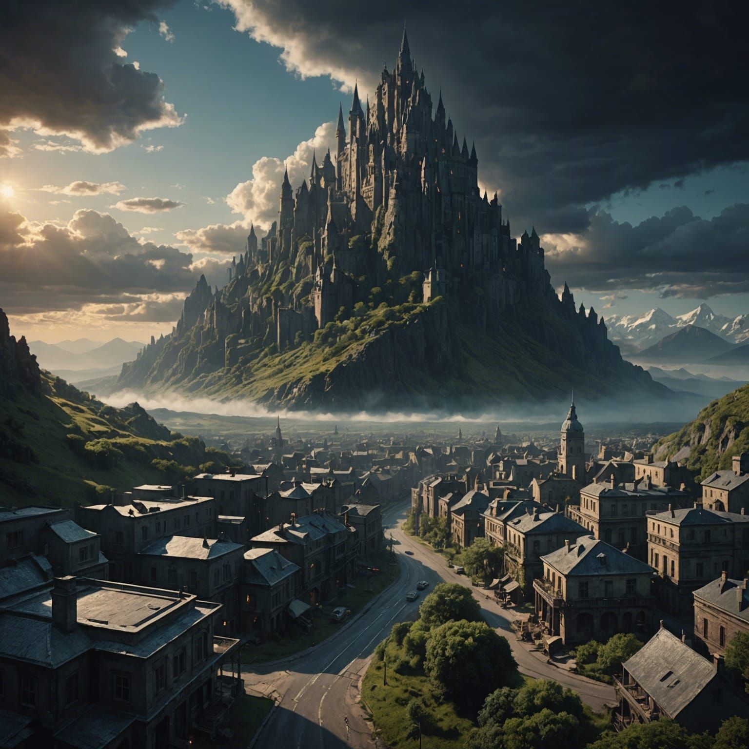 Epic Cinematic Digital Matte Painting
