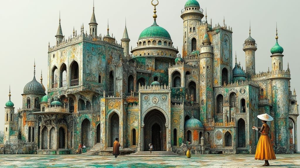 Hagia Sophia: Civilizations Blended in Surreal 3D Style