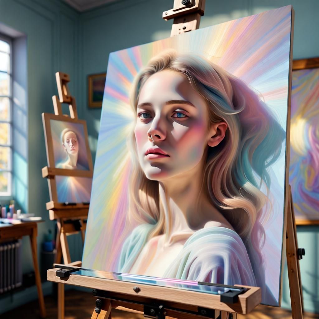 Pastel Color Palette, Artist Room