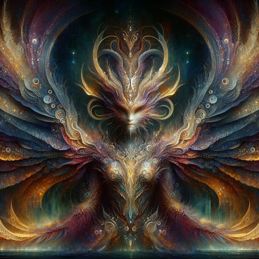 Detailed Nude Figure in Digital Matte Painting